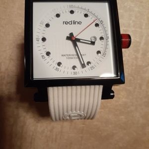Red line Compressor 2 men's white watch